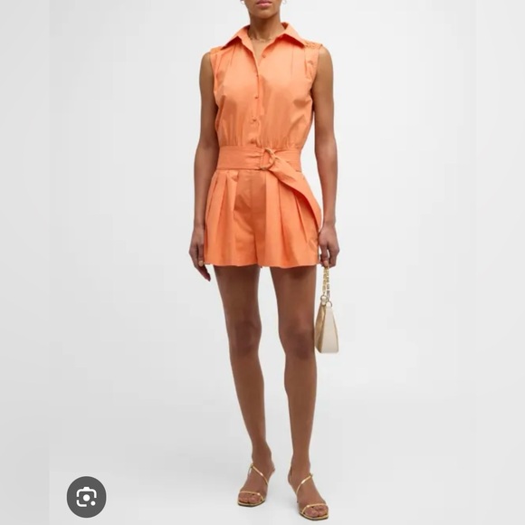 NWT Ramy Brook belted Romper - Picture 1 of 10